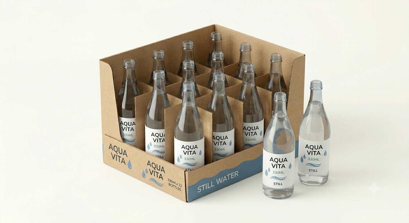 Terra spring water bottle